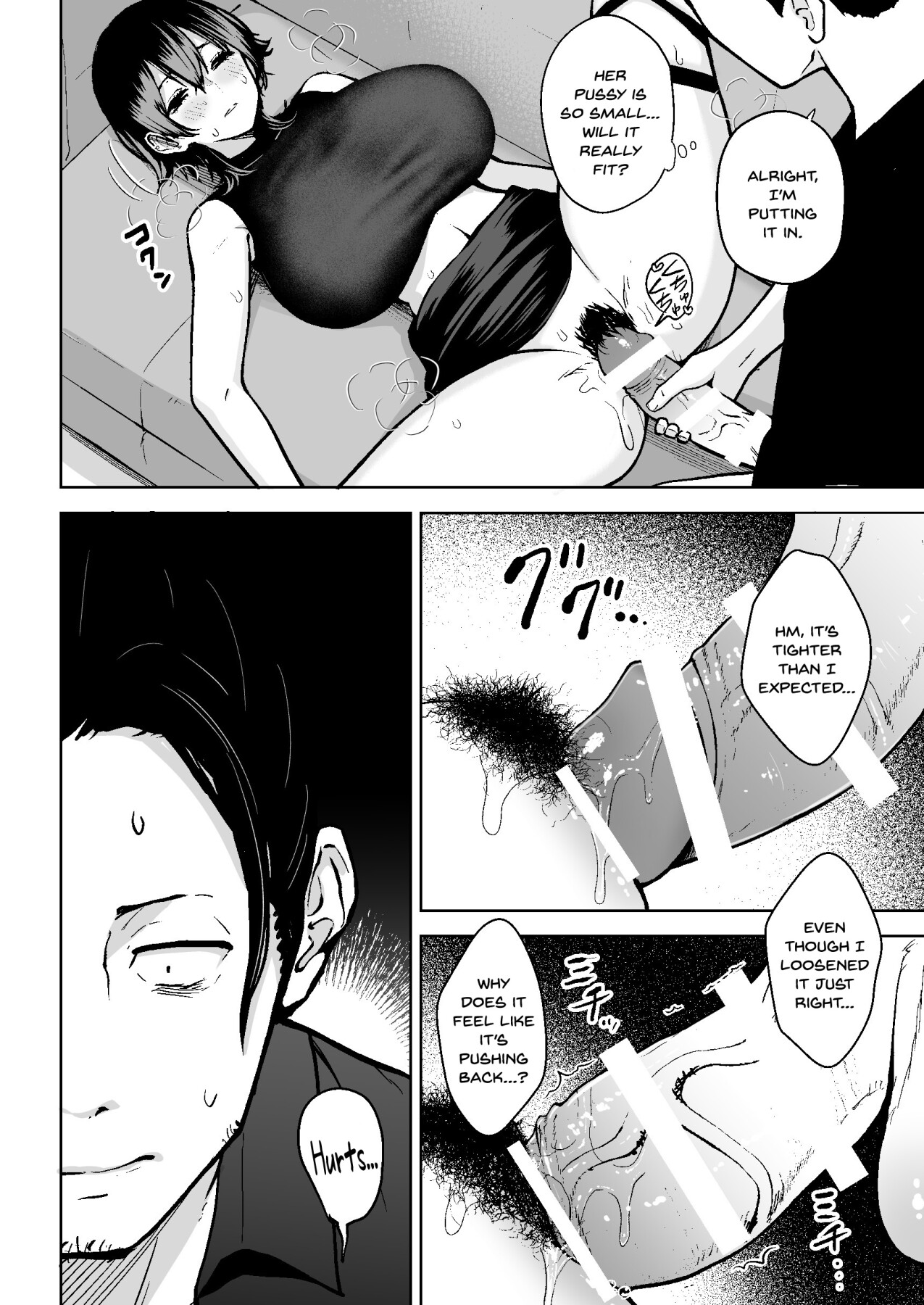 Hentai Manga Comic-The real thing is finally happening - a downer girl-Read-9